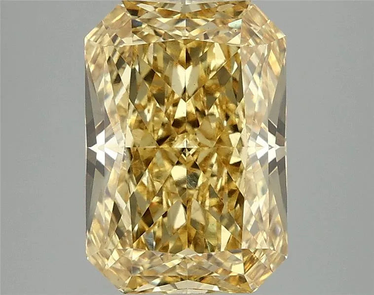 4.07ct Radiant Lab Grown Diamond (Colour Fancy Vivid Yellow, Clarity VS1, IGI Certified)