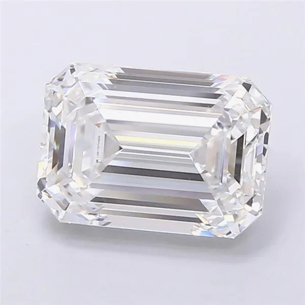 4.08ct Emerald Lab Grown Diamond (Colour D, Clarity VVS1, IGI Certified)
