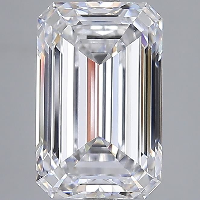 4.08ct Emerald Lab Grown Diamond (Colour D, Clarity VVS2, IGI Certified)