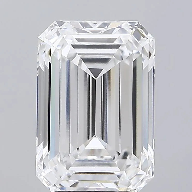 4.08ct Emerald Lab Grown Diamond (Colour E, Clarity VVS1, IGI Certified)