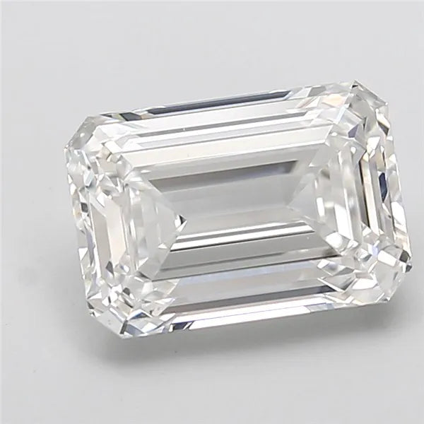 4.08ct Emerald Lab Grown Diamond (Colour F, Clarity VS2, IGI Certified)