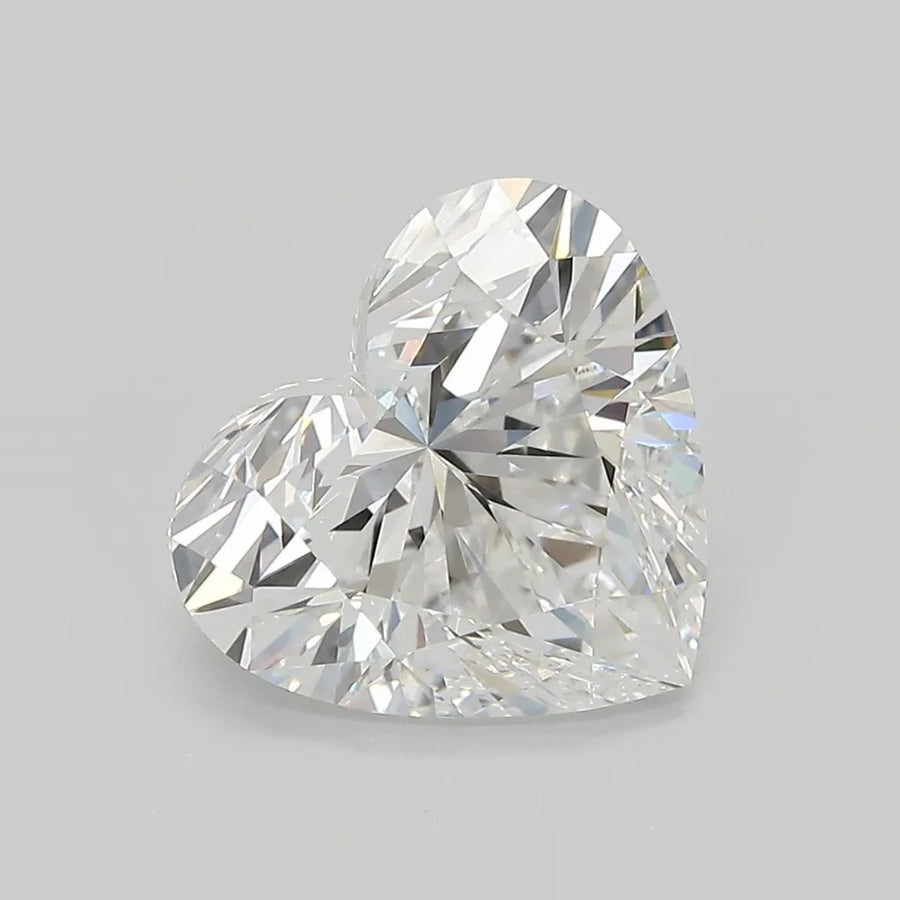 4.08ct Heart Lab Grown Diamond (Colour E, Clarity VVS2, IGI Certified)