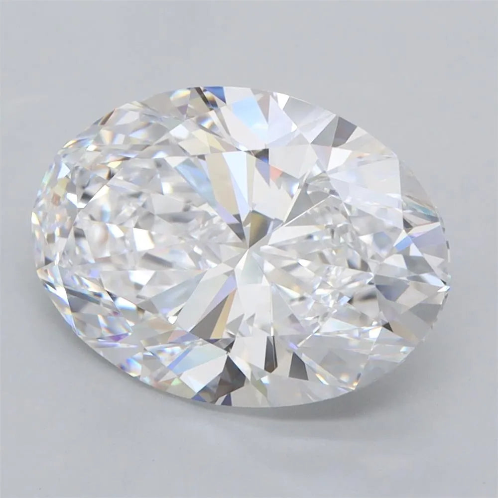 4.08ct Oval Lab Grown Diamond (Colour D, Clarity FL, IGI Certified)