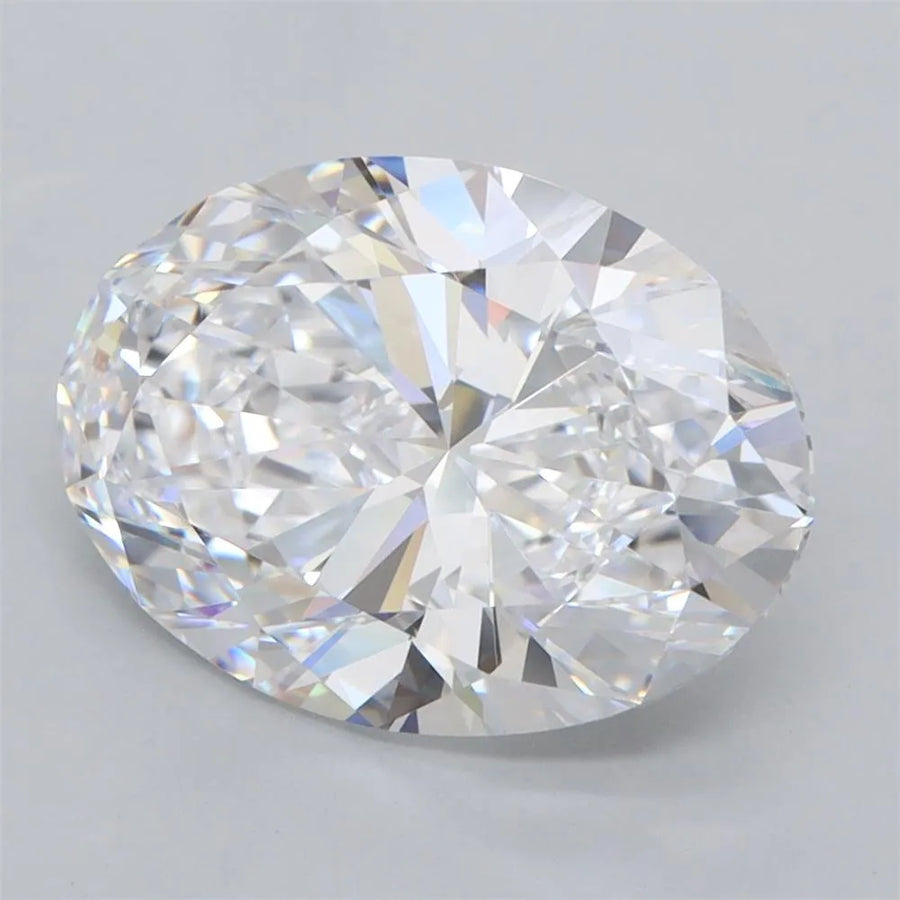 4.08ct Oval Lab Grown Diamond (Colour D, Clarity FL, IGI Certified)