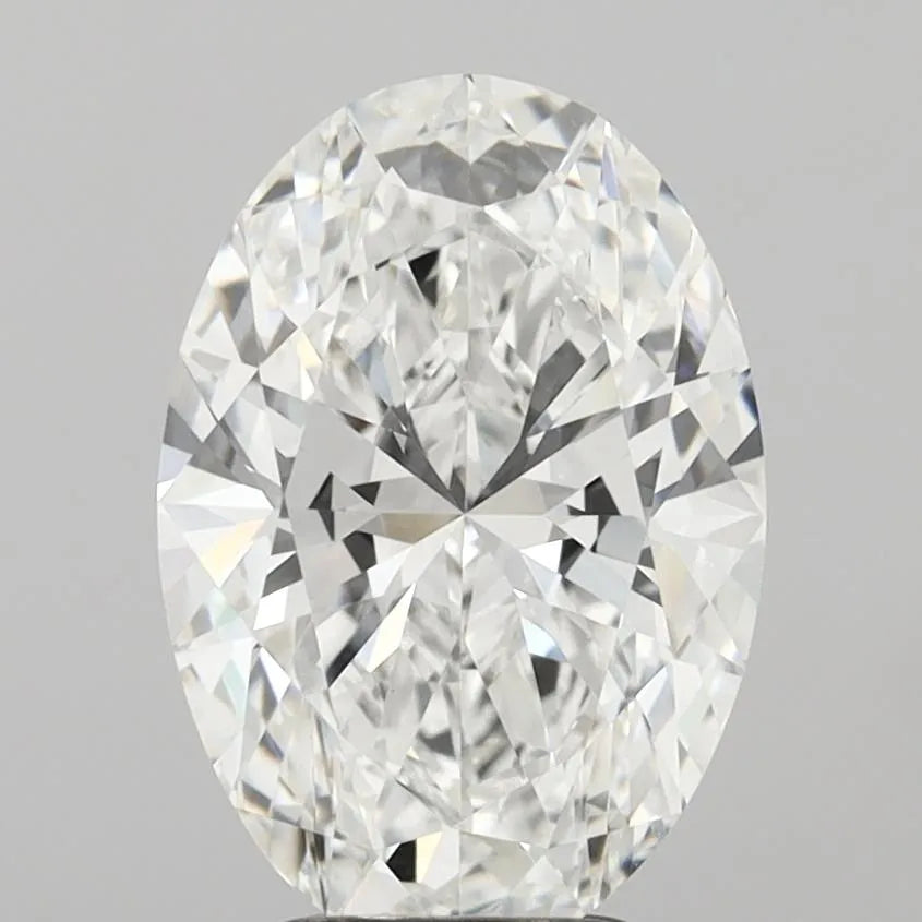 4.08ct Oval Lab Grown Diamond (Colour E, Clarity VVS2, IGI Certified)
