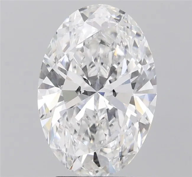4.08ct Oval Lab Grown Diamond (Colour E, Clarity VVS2, IGI Certified)