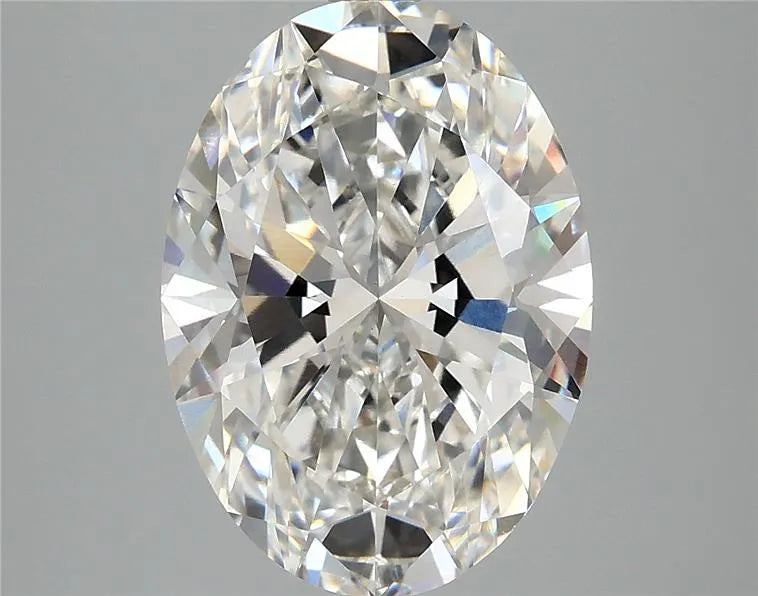 4.08ct Oval Lab Grown Diamond (Colour G, Clarity VVS2, IGI Certified)