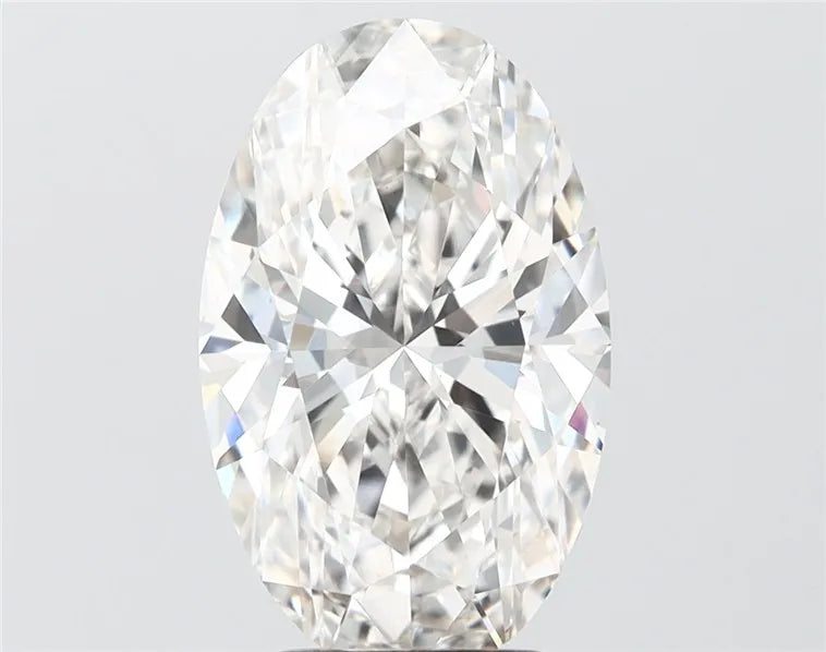 4.08ct Oval Lab Grown Diamond (Colour G, Clarity VVS2, IGI Certified)