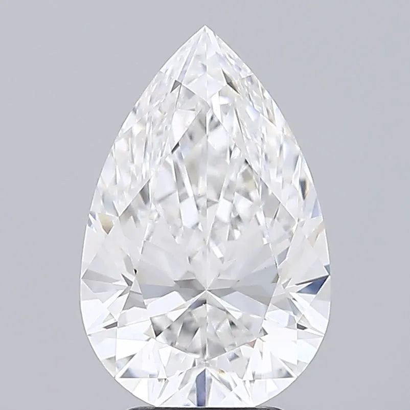 4.08ct Pear Lab Grown Diamond (Colour E, Clarity VVS2, IGI Certified)