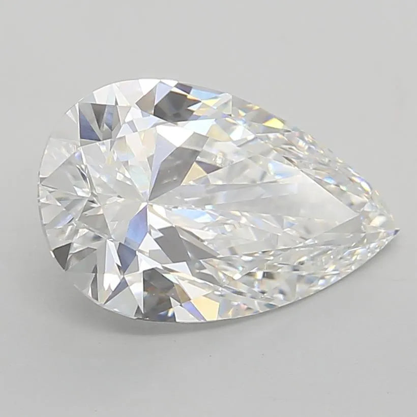 4.08ct Pear Lab Grown Diamond (Colour E, Clarity VVS2, IGI Certified)