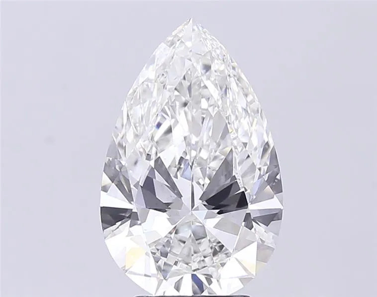 4.08ct Pear Lab Grown Diamond (Colour F, Clarity VS2, IGI Certified)