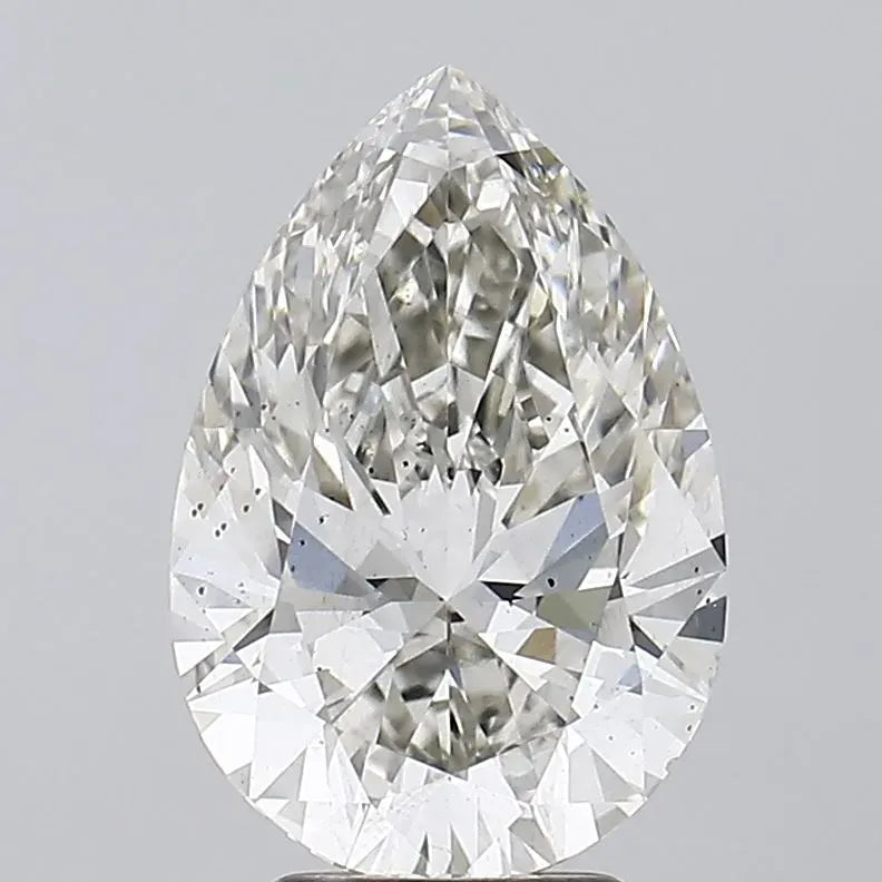 4.08ct Pear Lab Grown Diamond (Colour I, Clarity SI1, IGI Certified)