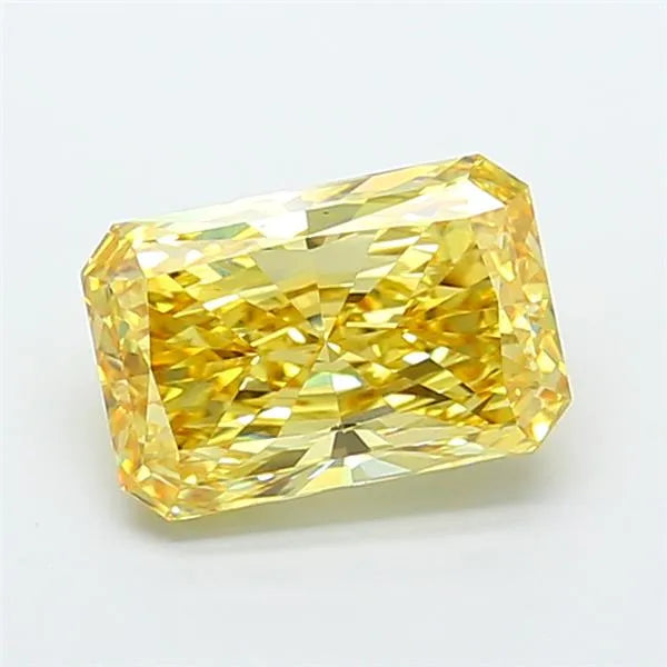 4.08ct Radiant Lab Grown Diamond (Colour Fancy Vivid Yellow, Clarity VS1, IGI Certified)