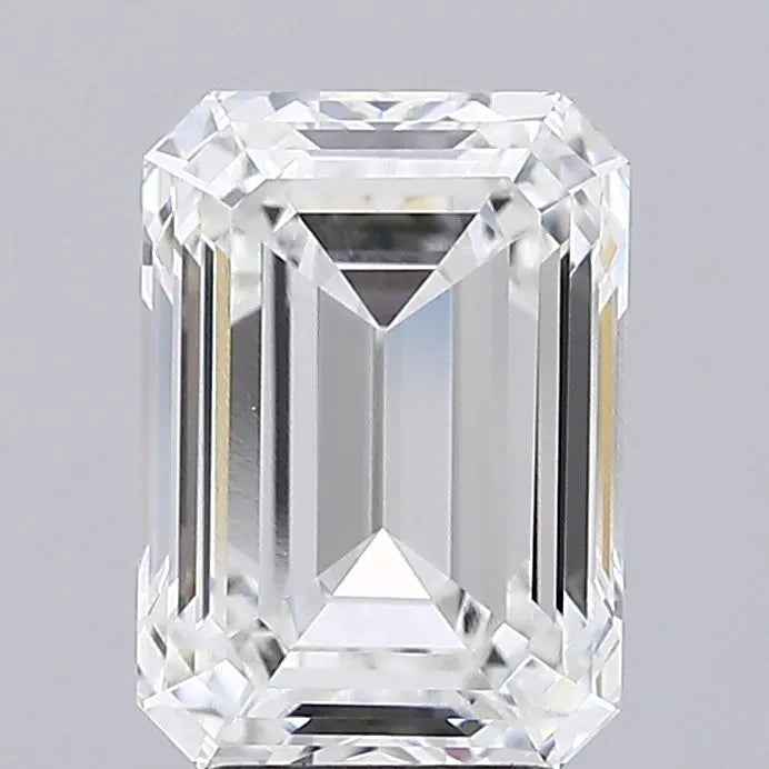 4.09ct Emerald Lab Grown Diamond (Colour F, Clarity VVS1, IGI Certified)