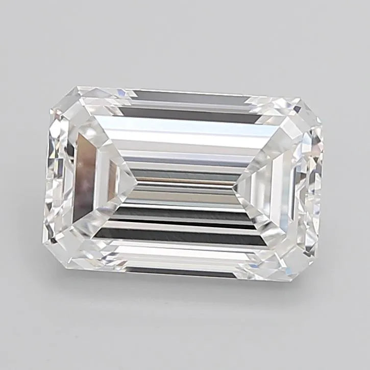 4.09ct Emerald Lab Grown Diamond (Colour F, Clarity VVS2, Cut EX, IGI Certified)