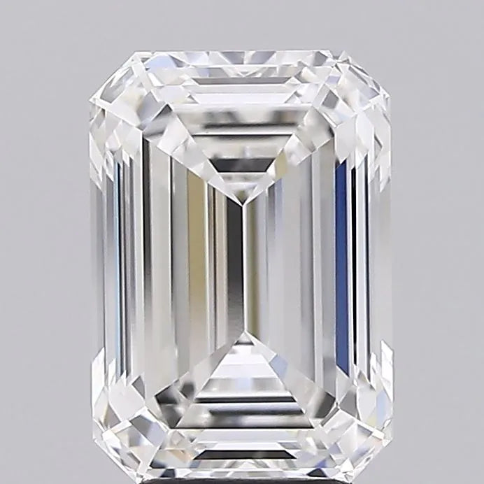 4.09ct Emerald Lab Grown Diamond (Colour F, Clarity VVS2, IGI Certified)