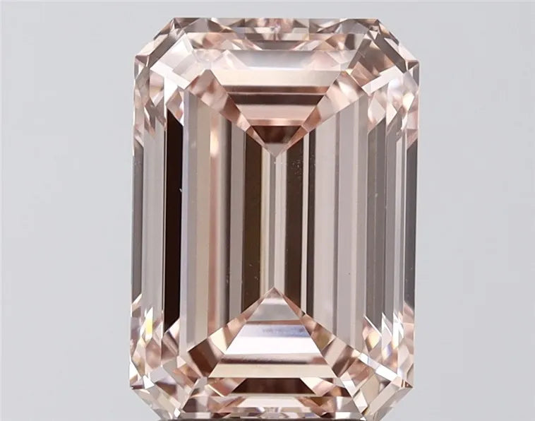4.09ct Emerald Lab Grown Diamond (Colour Fancy Intense Pink, Clarity VVS2, IGI Certified)