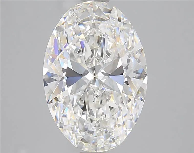 4.09ct Oval Lab Grown Diamond (Colour E, Clarity VVS2, IGI Certified)