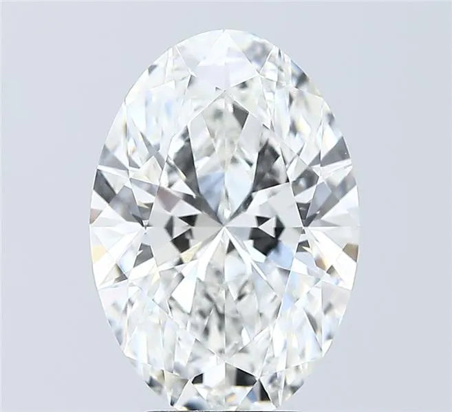 4.09ct Oval Lab Grown Diamond (Colour E, Clarity VVS2, IGI Certified)