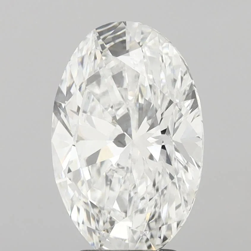 4.09ct Oval Lab Grown Diamond (Colour E, Clarity VVS2, IGI Certified)