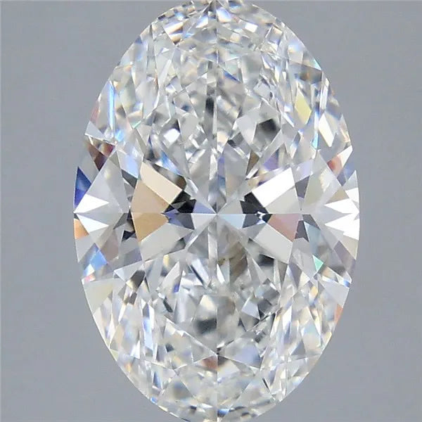 4.09ct Oval Lab Grown Diamond (Colour F, Clarity VVS1, IGI Certified)