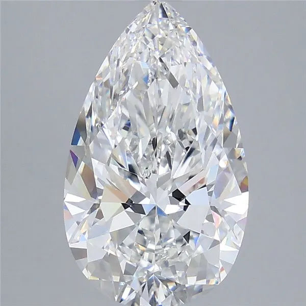 4.09ct Pear Lab Grown Diamond (Colour D, Clarity VVS1, IGI Certified)