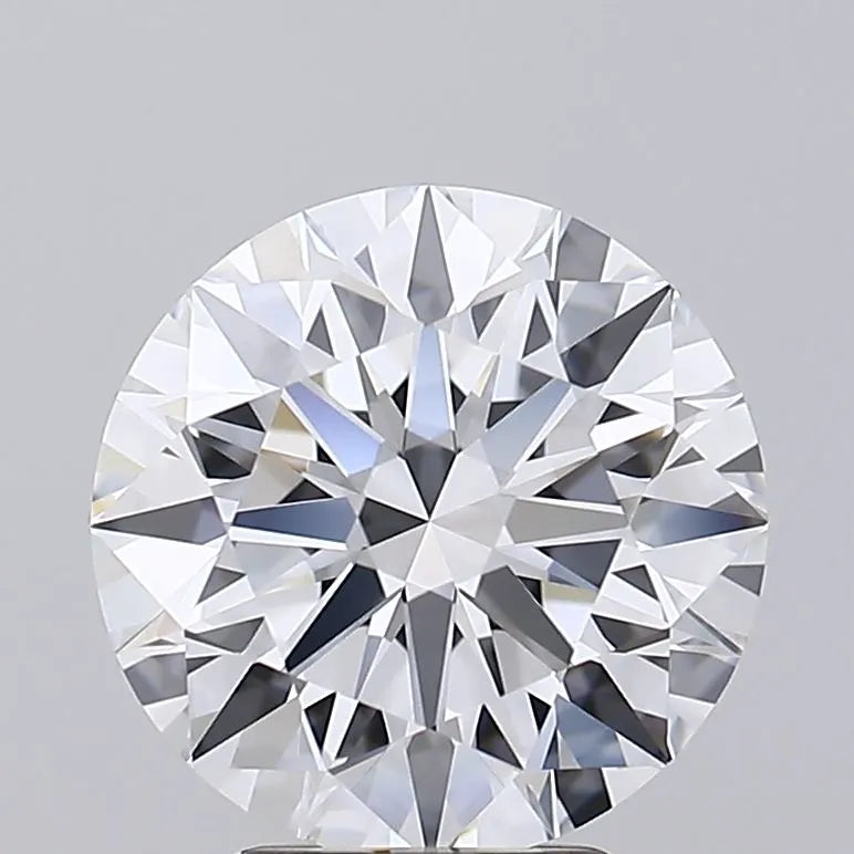 4.09ct Round Lab Grown Diamond (Colour D, Clarity IF, Cut ID, IGI Certified)