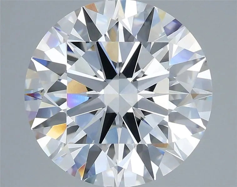 4.09ct Round Lab Grown Diamond (Colour E, Clarity VVS2, Cut EX, WISE Certified)