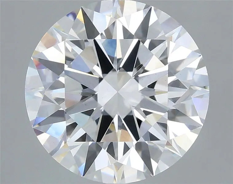 4.09ct Round Lab Grown Diamond (Colour E, Clarity VVS2, Cut EX, WISE Certified)