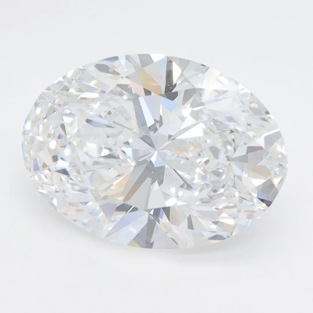 4.10ct Oval Lab Grown Diamond (Colour D, Clarity VVS1, GIA Certified)