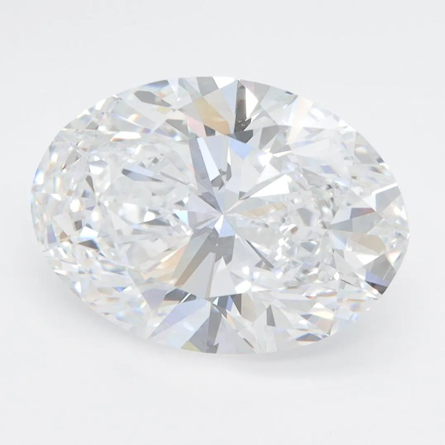 4.10ct Oval Lab Grown Diamond (Colour D, Clarity VVS1, GIA Certified)