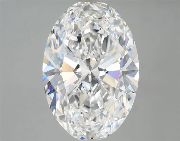 4.10ct Oval Lab Grown Diamond (Colour D, Clarity VVS1, IGI Certified)