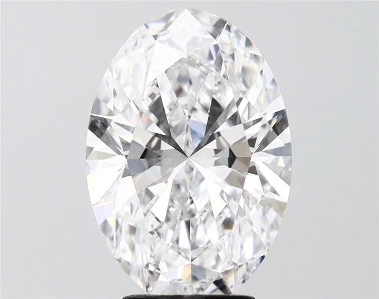 4.10ct Oval Lab Grown Diamond (Colour D, Clarity VVS2, IGI Certified)