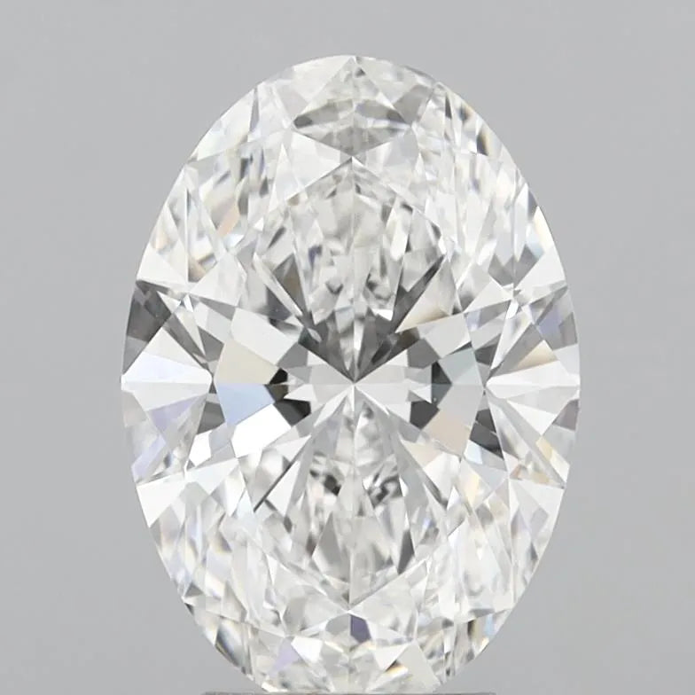 4.10ct Oval Lab Grown Diamond (Colour E, Clarity VVS2, Cut VG, IGI Certified)