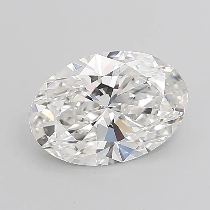 4.10ct Oval Lab Grown Diamond (Colour E, Clarity VVS2, IGI Certified)