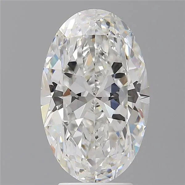 4.10ct Oval Lab Grown Diamond (Colour E, Clarity VVS2, IGI Certified)