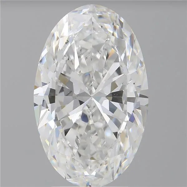 4.10ct Oval Lab Grown Diamond (Colour E, Clarity VVS2, IGI Certified)
