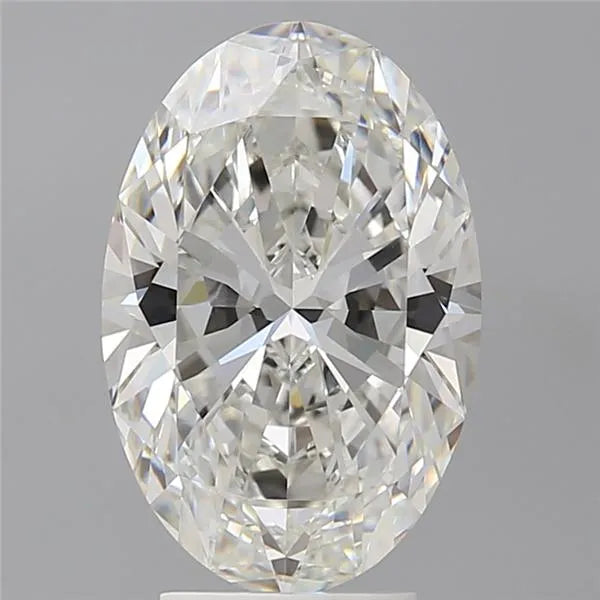 4.10ct Oval Lab Grown Diamond (Colour F, Clarity VVS2, Cut EX, IGI Certified)