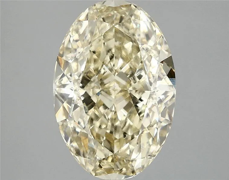 4.10ct Oval Lab Grown Diamond (Colour Fancy Intense Yellow, Clarity VS2, IGI Certified)