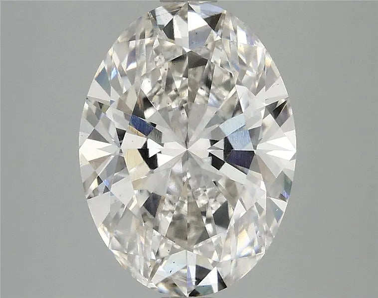 4.10ct Oval Lab Grown Diamond (Colour G, Clarity SI1, IGI Certified)
