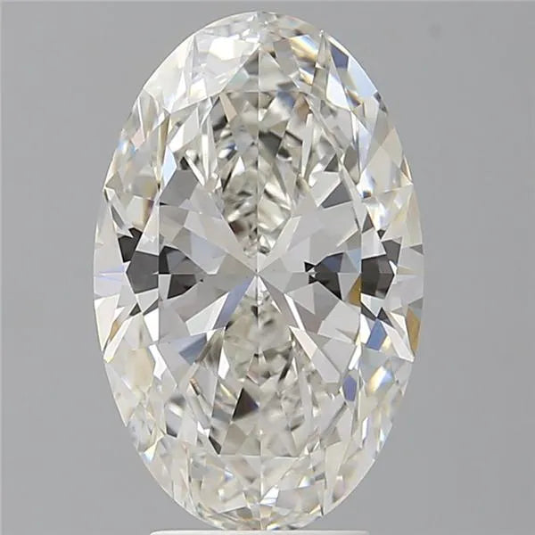 4.10ct Oval Lab Grown Diamond (Colour G, Clarity VVS2, IGI Certified)