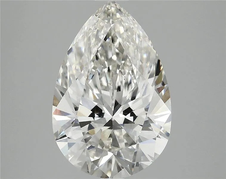 4.10ct Pear Lab Grown Diamond (Colour G, Clarity VVS2, IGI Certified)