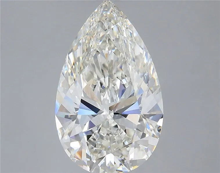 4.10ct Pear Lab Grown Diamond (Colour G, Clarity VVS2, IGI Certified)