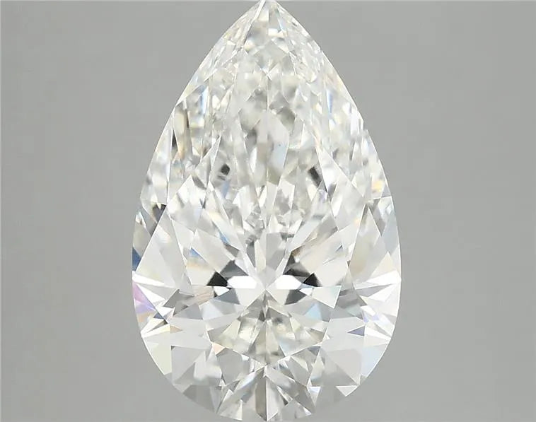 4.10ct Pear Lab Grown Diamond (Colour G, Clarity VVS2, IGI Certified)
