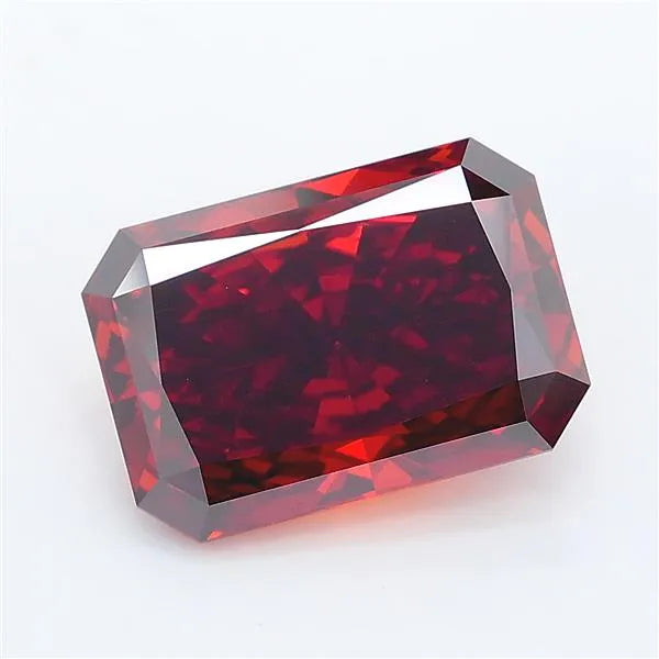 4.10ct Radiant Lab Grown Diamond (Colour Fancy Deep Brownish Orange, Clarity VS1, IGI Certified)