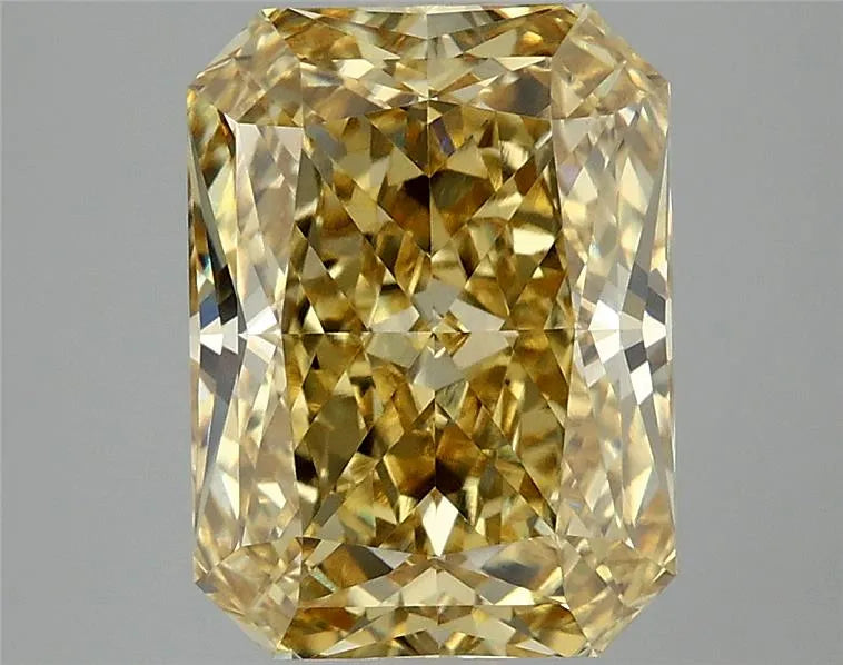 4.10ct Radiant Lab Grown Diamond (Colour Fancy Intense Yellow, Clarity VVS2, IGI Certified)