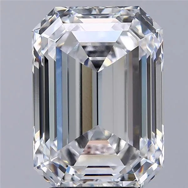 4.11ct Emerald Lab Grown Diamond (Colour D, Clarity VVS1, IGI Certified)