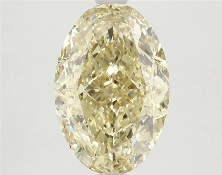 4.11ct Oval Lab Grown Diamond (Colour Fancy Intense Yellow, Clarity VS1, IGI Certified)