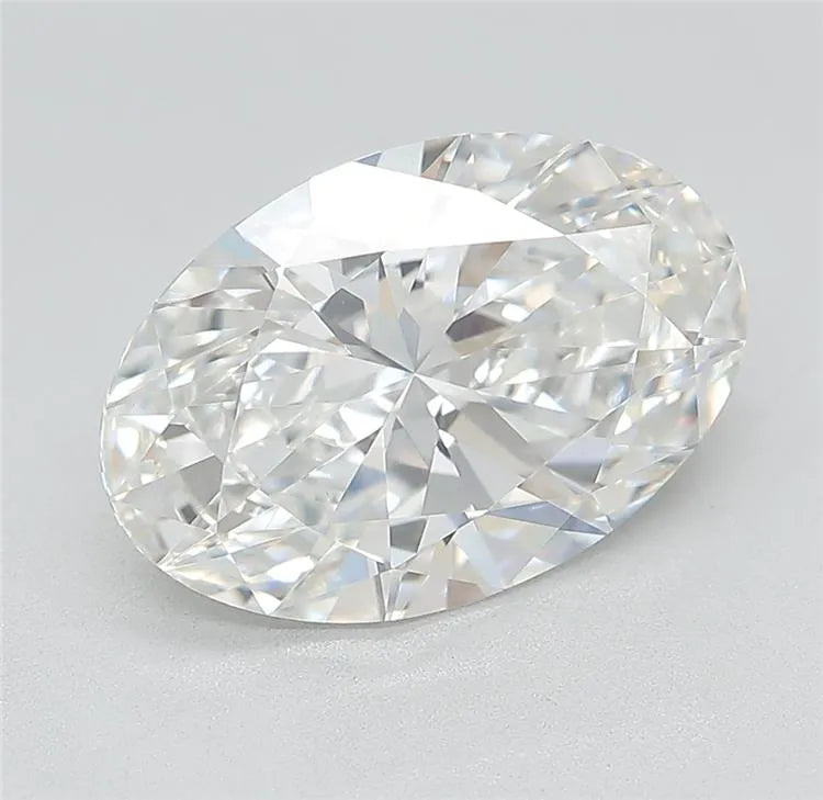 4.12ct Oval Lab Grown Diamond (Colour F, Clarity VVS2, Cut EX, IGI Certified)