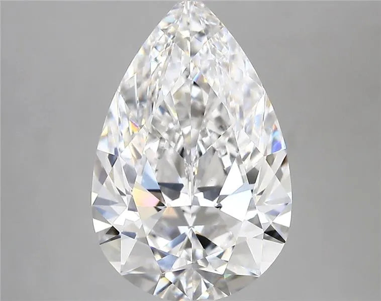 4.12ct Pear Lab Grown Diamond (Colour E, Clarity VVS2, Cut EX, GIA Certified)
